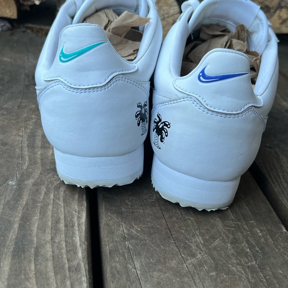 NIKE CORTEZ FLYLEATHER QS x STEVE HARRINGTON 'Earth Day' Sz 15 [CI5548 100] - Picture 9 of 13